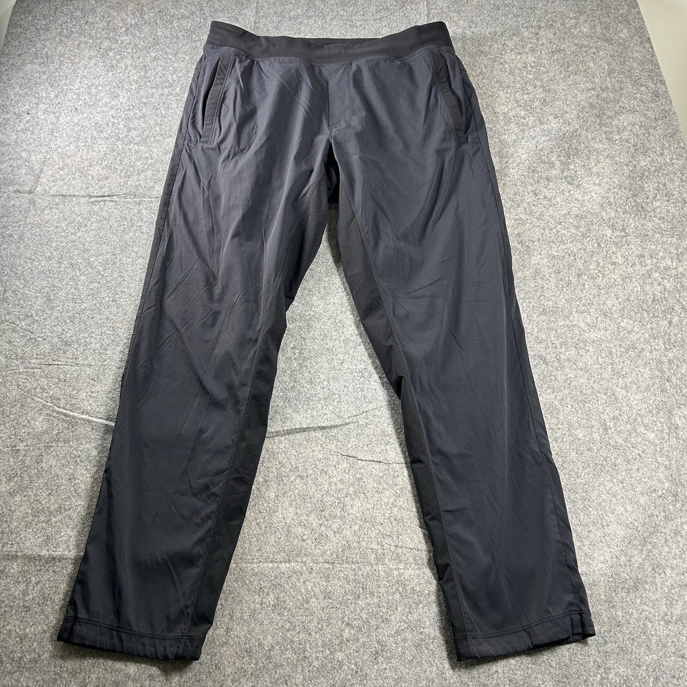 Lululemon Great Wall Pants Mens XL Black Stretch Track Joggers Athletic Fit Gym